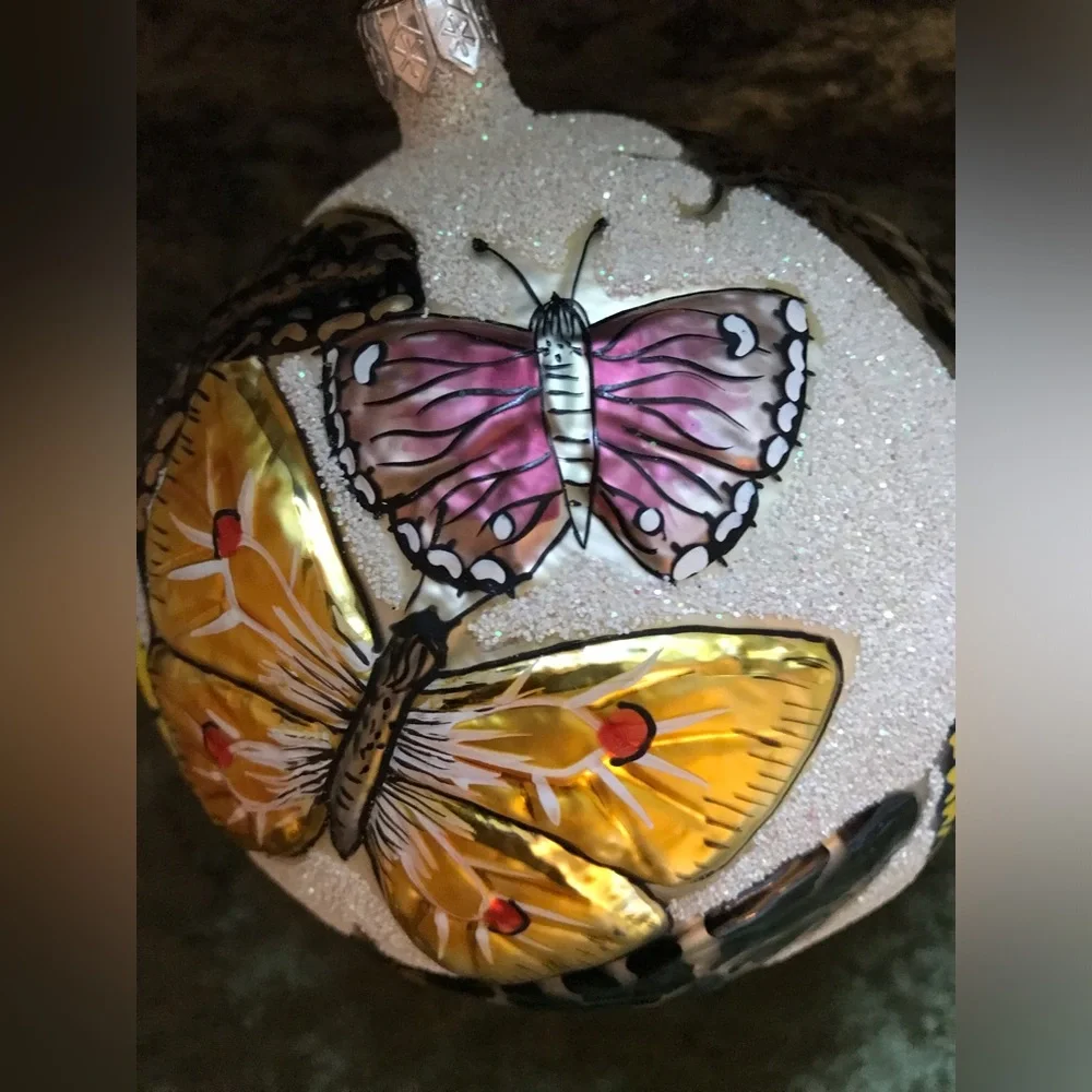 Slavic Treasures Butterfly Ball ornament